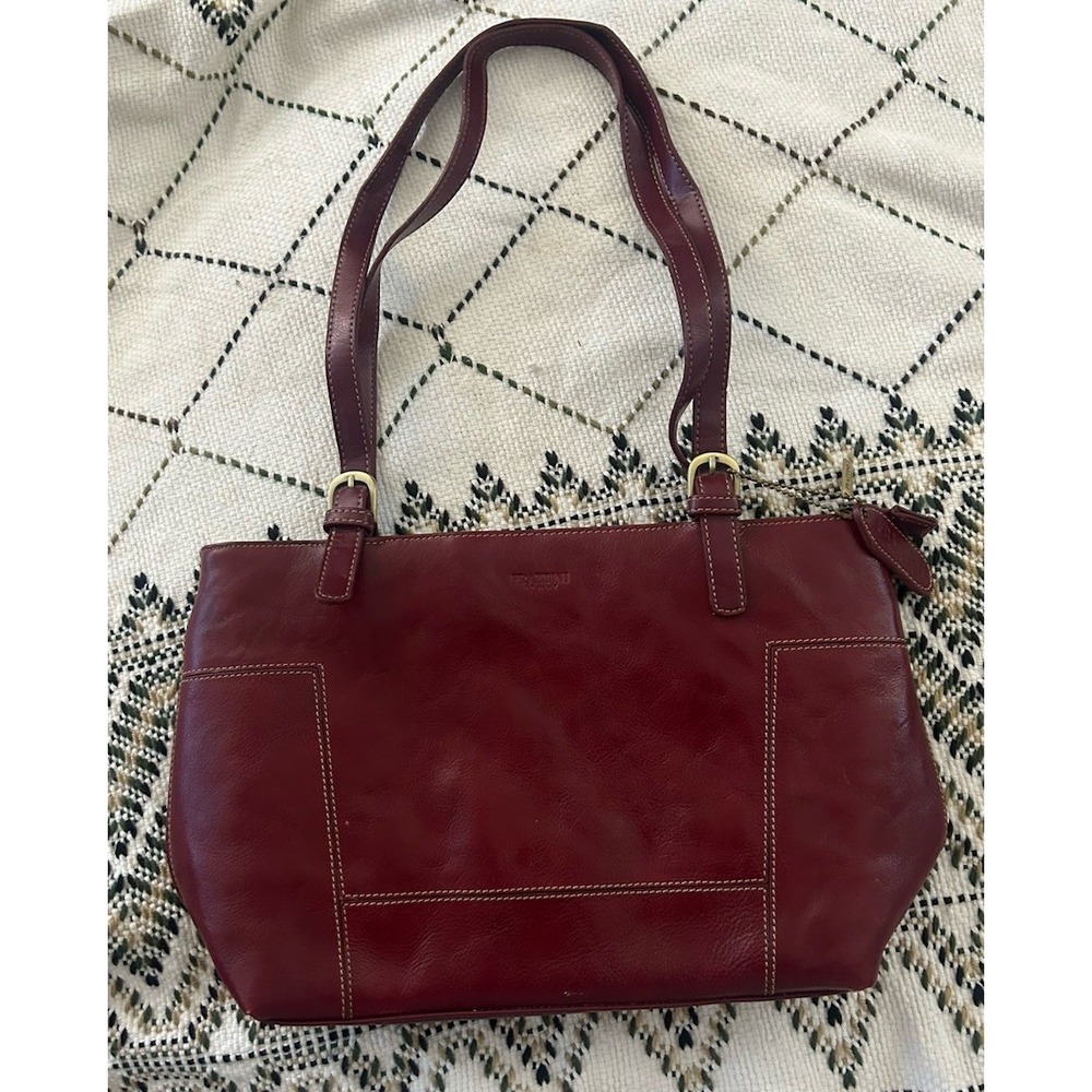 Frattini Italy Genuine Leather Shoulder Bag